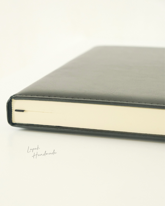 Leather Cover Notebook in Black