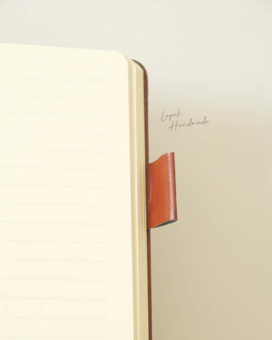 Leather Cover Notebook in Brown