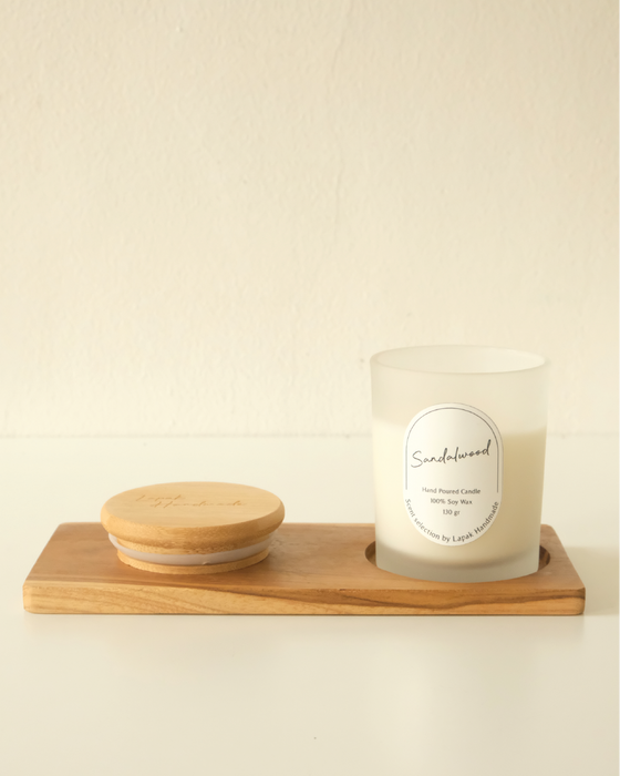 Home Scented Candle in Sandalwood